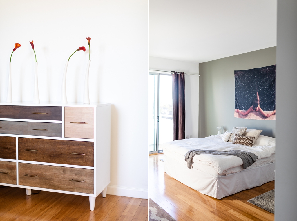 Modern minimalist bedroom design