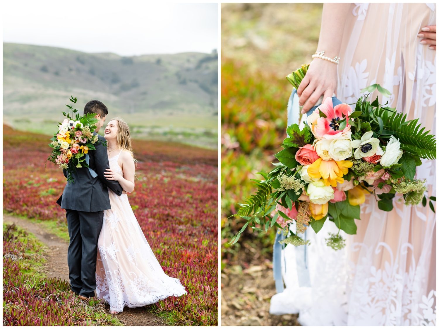 Bodega Bay California Elopement Wedding Photos
